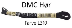 DMC hør farve 310 sort